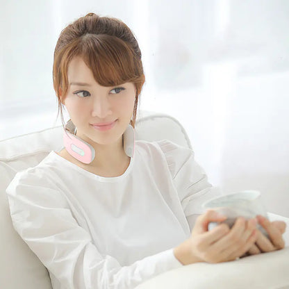 Smart Neck Massager with Electric Therapy and Vibration