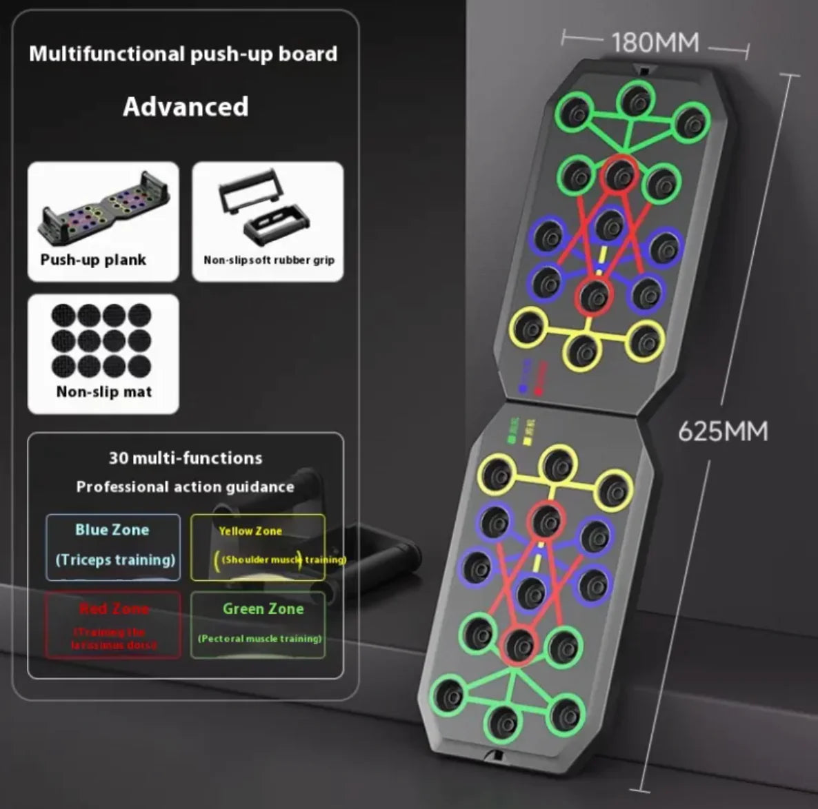 Multi-Functional Push-Up Board – Home Fitness Trainer
