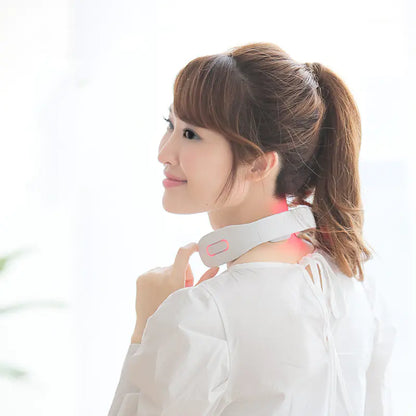 Smart Neck Massager with Electric Therapy and Vibration
