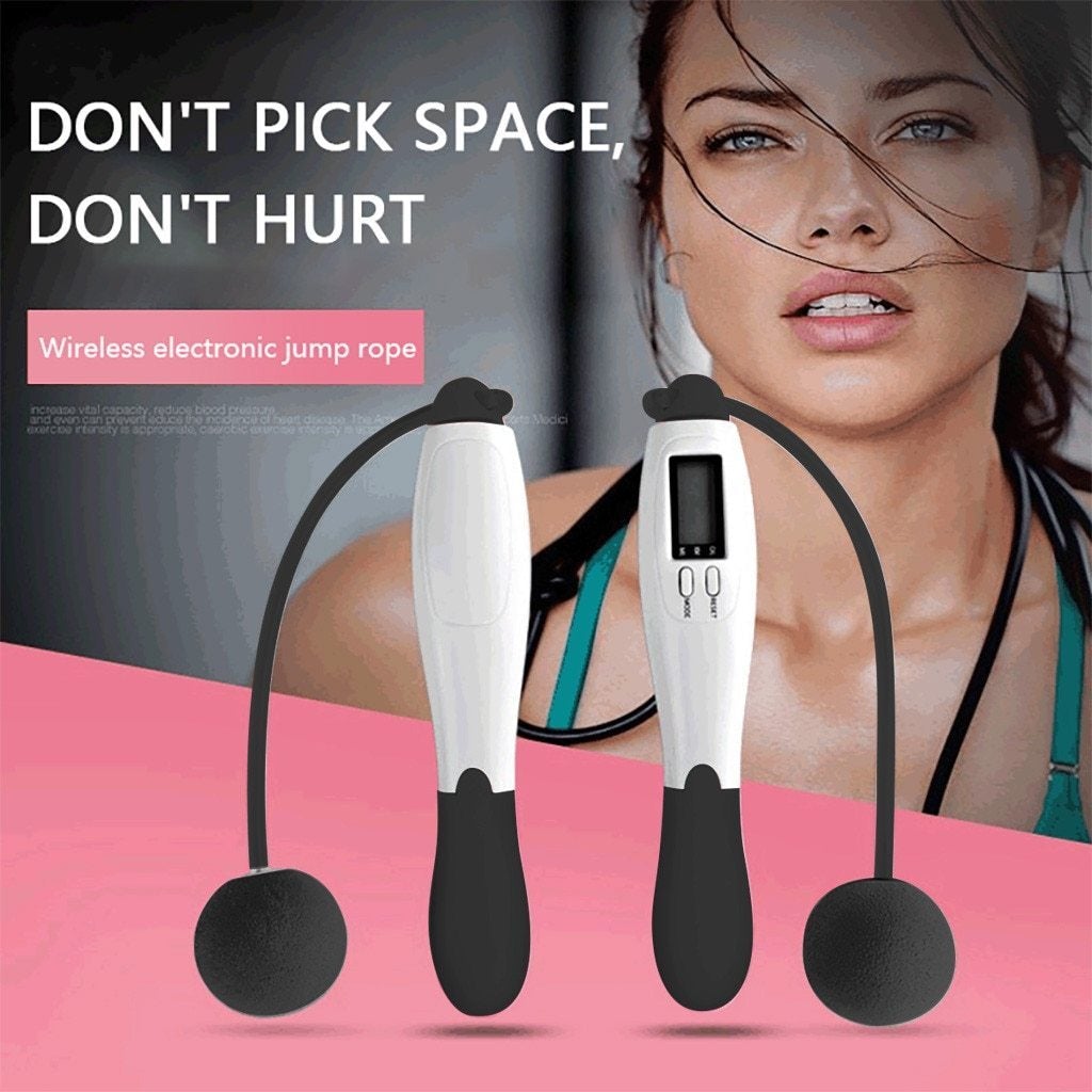 Smart Digital Fitness Jump Rope with LCD Counter